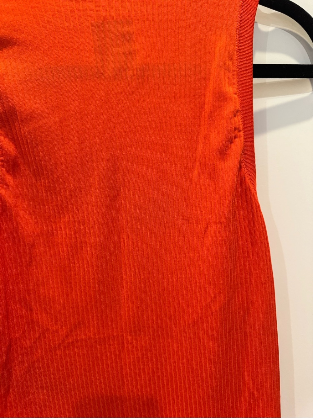 Athleta Orange-Red Ribbed Tank Top - Picture 4 of 4